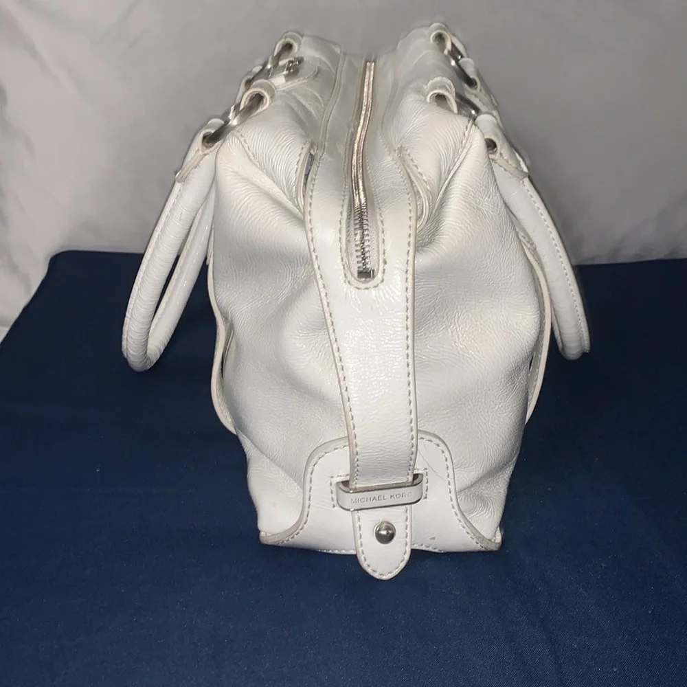 Michael Kors, winter white leather bag